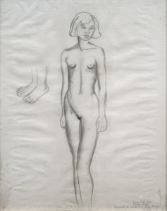 Nude Portrait of My Cousin Ady Weber by Frida Kahlo