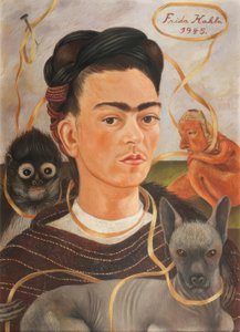 Self-Portrait with Little Monkey