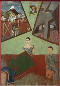 Pancho Villa and Adelita by Frida Kahlo