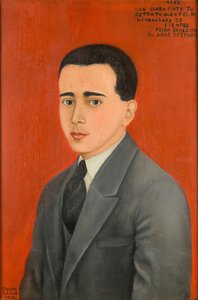 Portrait of Alejandro Gómez Arias by Frida Kahlo