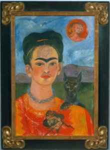 Self-Portrait with the Portrait of Diego on My Chest by Frida Kahlo