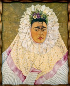 Self-portrait as Tehuana or Diego in My Thoughts by Frida Kahlo