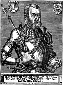 Portrait of Joachim II Hector, Elector of Brandenburg, 1570 by Friderich