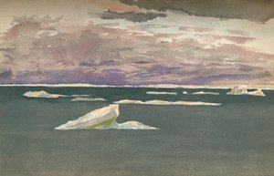 Off the Edge of the Ice - Gathering Storm, 14th September 1893 by Fridtjof Nansen
