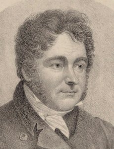 Portrait of the Composer Johann Bernhard Logier 1777-1846 by Friedrich August Fricke