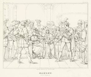 Hamlet, Act V, Scene 2 (engraving) by Friedrich August Moritz Retzsch