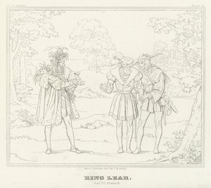 King Lear, Act IV, Scene 6 by Friedrich August Moritz Retzsch
