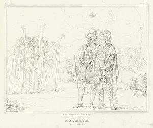 Macbeth, Act I, Scene 3 by Friedrich August Moritz Retzsch