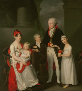 Marc Andre Souchay (1759-1814) and His Family by Friedrich Carl Groger