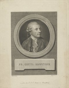 Portrait of Friedrich Gottlieb Klopstock by Friedrich Christian Gottlieb Geyser
