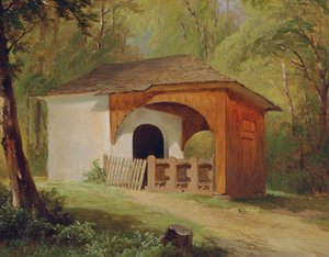 Forest Chapel by Friedrich Hasslwander