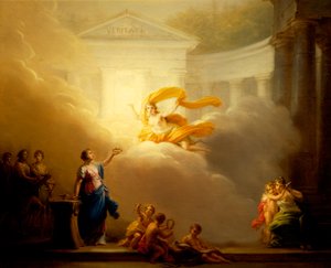 Muses of Tragedy and Comedy by Friedrich Heinrich Fuger