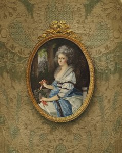 Portrait of Princess Elisabeth Wilhelmine Louise, daughter of Duke Eugene of Wurttemberg, 1788 by Friedrich Heinrich Fuger