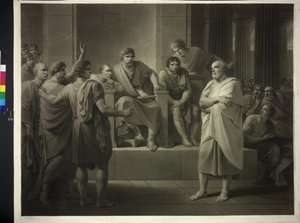 Socrates in Front of the Judges by Friedrich Heinrich Fuger