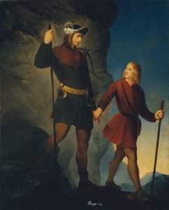 The Rescue of Emperor Maximilian I from the Martinswand by Friedrich Krepp