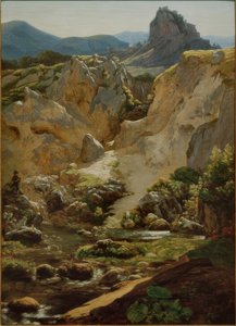 Area Below Cervara in the Aequer Mountains by Friedrich Nerly