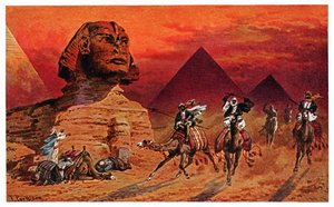 Sphinx of Giza, c.1900 by Friedrich Perlberg