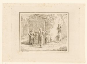 Women at a Well (Scenes from Daily Life in Italy)