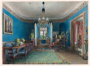 The Blue Room, Schloss Fischbach, 1846