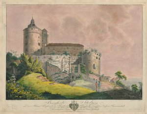 Bergfeste Stolpen, c.1800 by Friedrich or Johann Friedrich Wizani