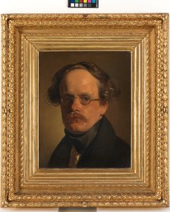 Eduard von Bauernfeld (1802-1890), Writer by Friedrich von Amerling