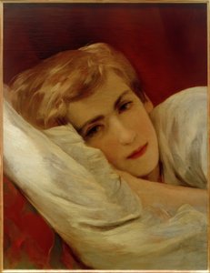 Friedrich (Fritz) Amerling on the Sickbed