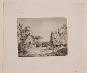 Landscape with Two Farmhouses by Frits Grove