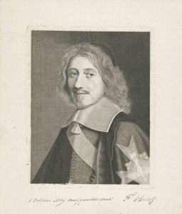 Portrait of Chancellor Michel Le Tellier by Frits Ohrloff (signed by artist)