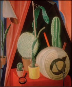 Still Life with Cacti by Fritz Burmann