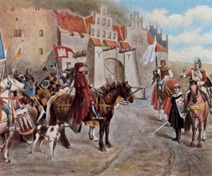 Surrender of the Bergedorf Fortress by Fritz Grotemeyer