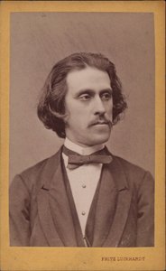 Portrait of the Composer Josef Strauss by Fritz Luckhardt