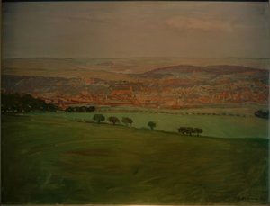 View from Ettersberg to Weimar