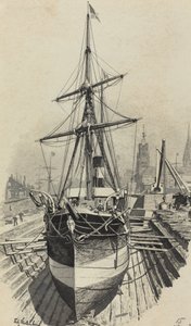 Emigrant Steamer by Fritz Stoltenberg