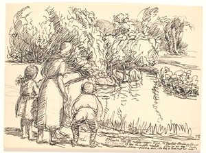 In the Garden Came Some Small Children...
