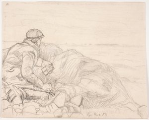 Johannes Larsen Making Studies by Fritz Syberg