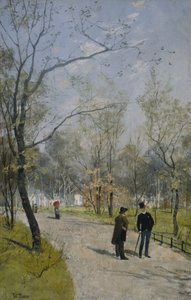 From the Royal Garden by Fritz Thaulow