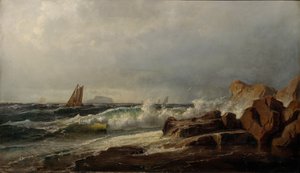 Losskoyter by Fritz Thaulow