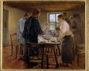 Christ in the Peasants by Fritz von Uhde