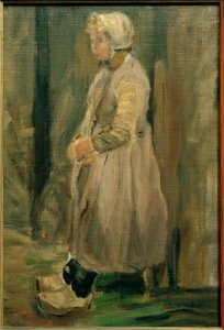 Dutch Fisher Child (Zandvoort) by Fritz von Uhde