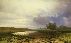 Wet Meadow by Fyodor Vasilyev