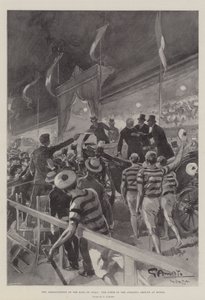 The Assassination of the King of Italy, the Scene in the Athletic Ground at Monza