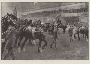 The King at the Shire Horse Show at the Agricultural Hall, 27 February