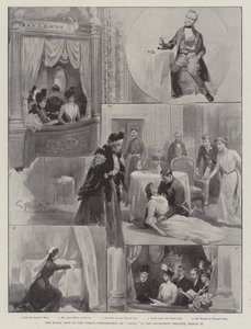 The Royal Visit to the Unique Performance of Caste, at the Haymarket Theatre, 18 March by G.S. Amato