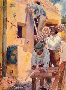 Huguenots Building their Homesteads, 1909