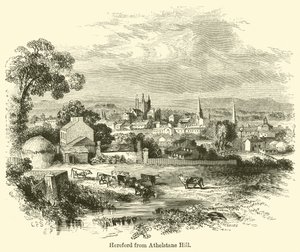 Hereford from Athelstane Hill by G. F. Sargent
