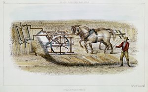 Bells Reaping Machine, 1851 by G. H. Swanston