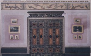Design for the interior of No.1 Grosvenor Crescent, London