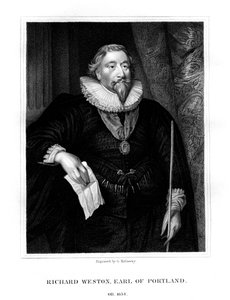 Richard Weston, 1st Earl of Portland by G. Kellaway