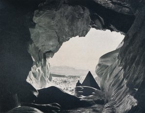 Camp in the Cave Under Penelope Point, 1912, 1913 by G. Murray Levick