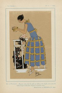 Très Parisien 1923 No 11: 13.- BUTTERFLY. - Exquisite this style dress...